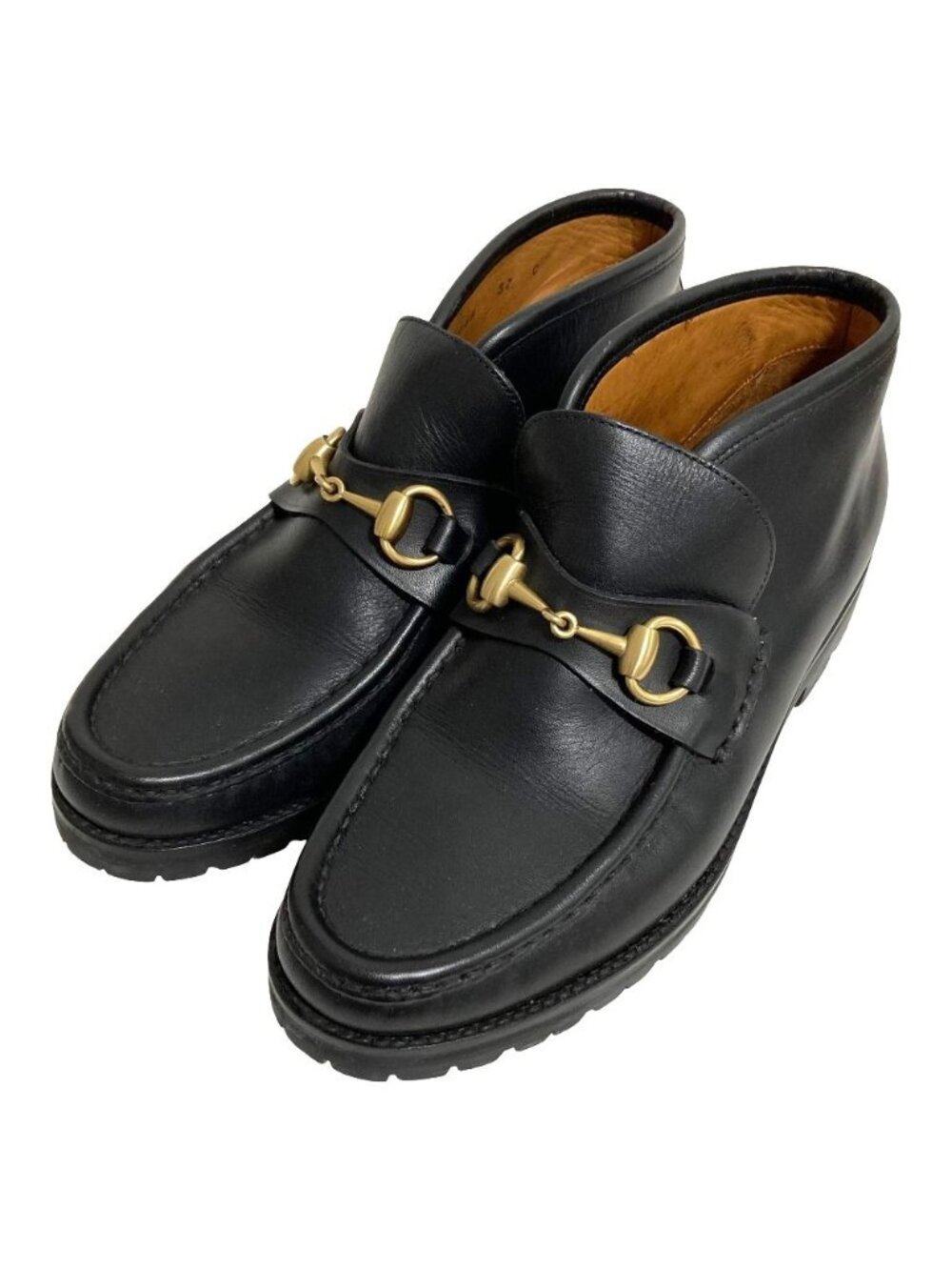 Gucci Tom Ford Era Loafers Chukka Boots 37c Black Autumn Winter